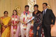 Producer Anbalaya Prabhakaran Son Wedding Reception Stills 4134