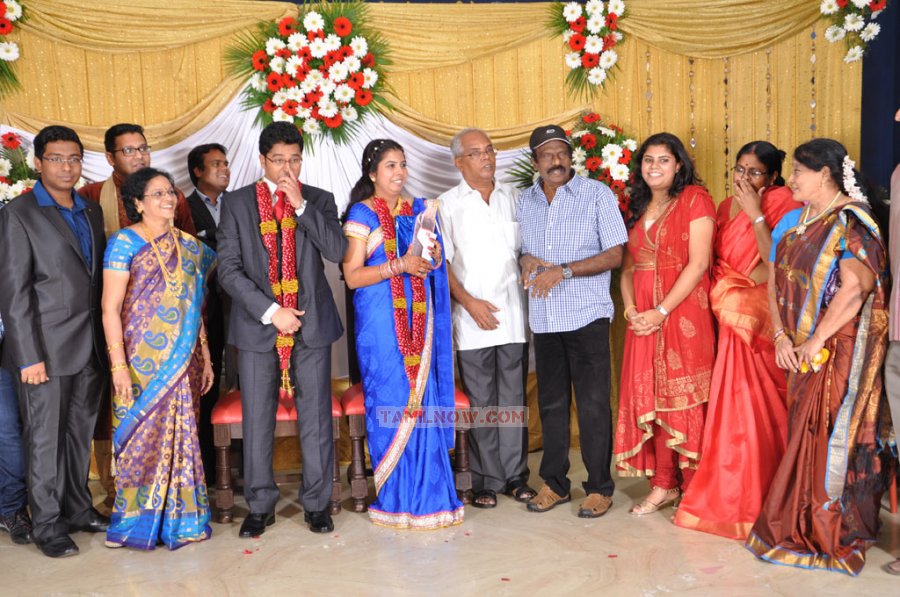 Producer M Ramanathan Daughter Reception Photos 8378