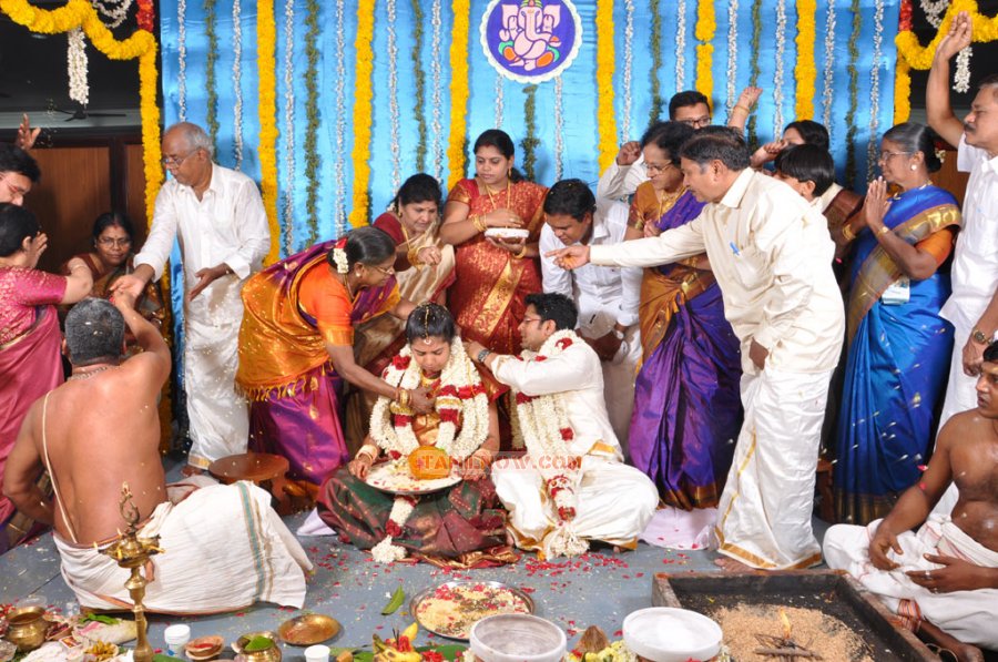 Producer M Ramanathan Daughter Wedding Stills 371