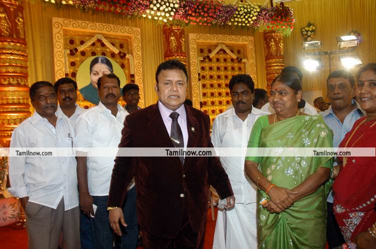 Radha Ravi Son Reception Pics 12