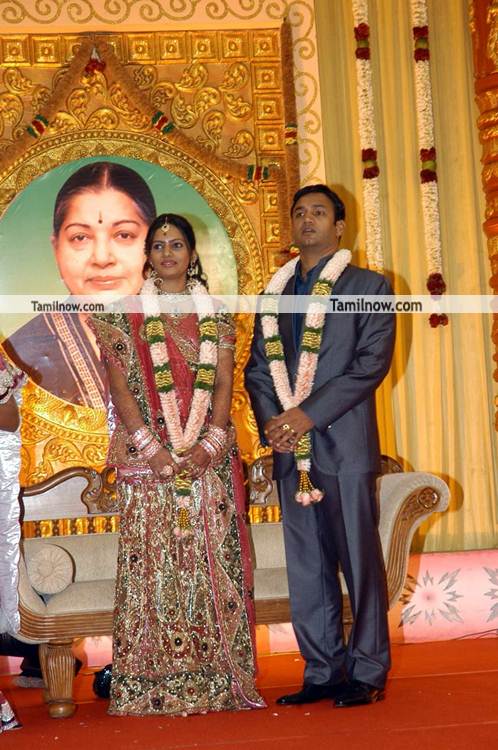 Radha Ravi Son Wedding Reception 5