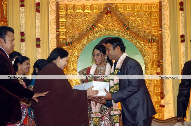 Radha Ravi Son Wedding Reception 6