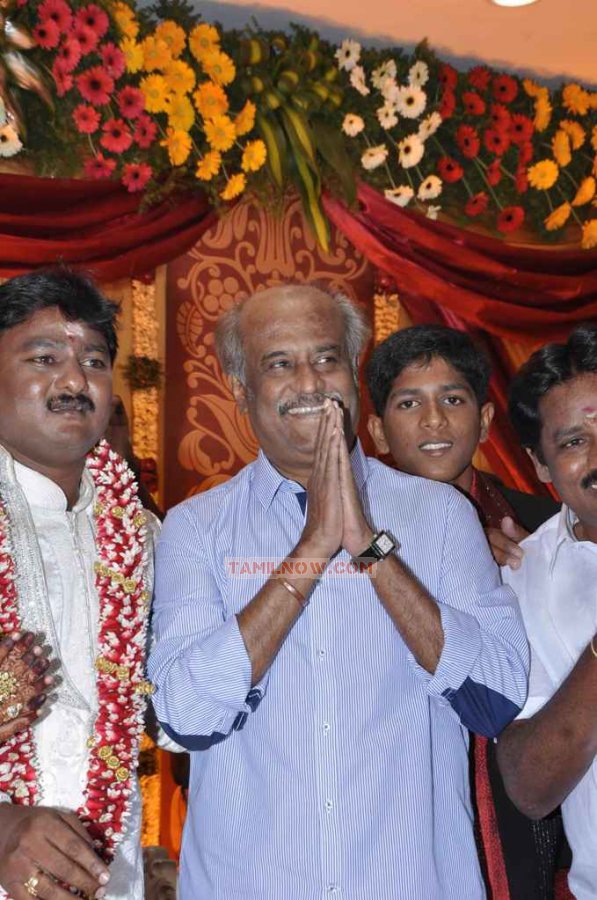 Rajinikant At Fans Marriage 6997