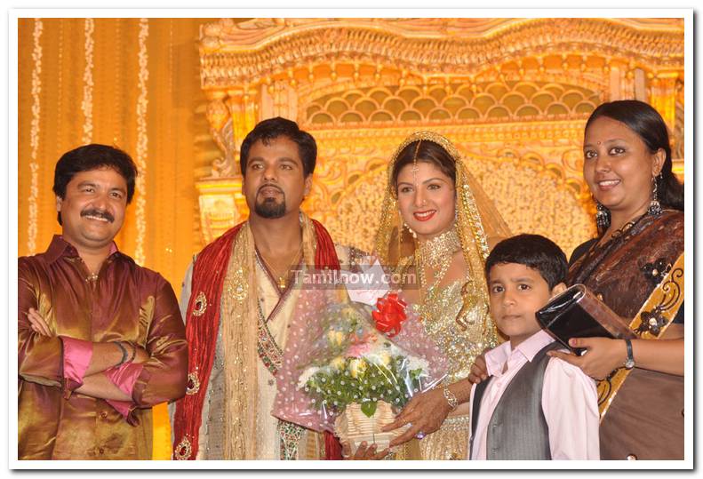 Rambha Marriage Reception 9