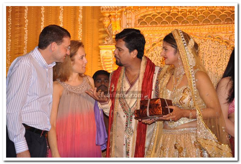 Rambha Marriage Reception Still 11