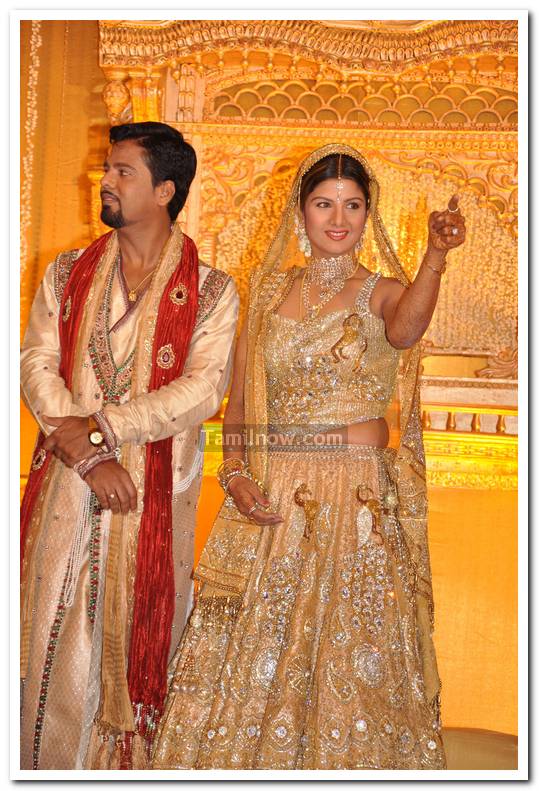 Rambha Reception Photos 12