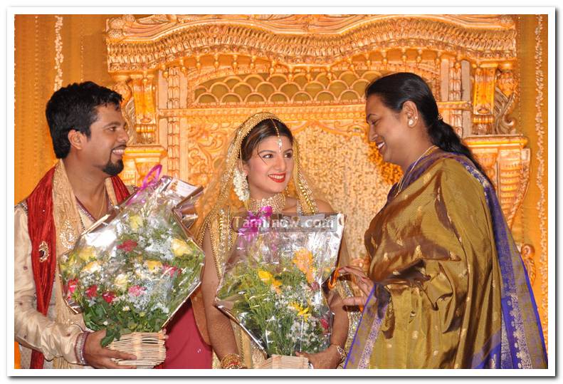 Rambha Wedding Reception 1