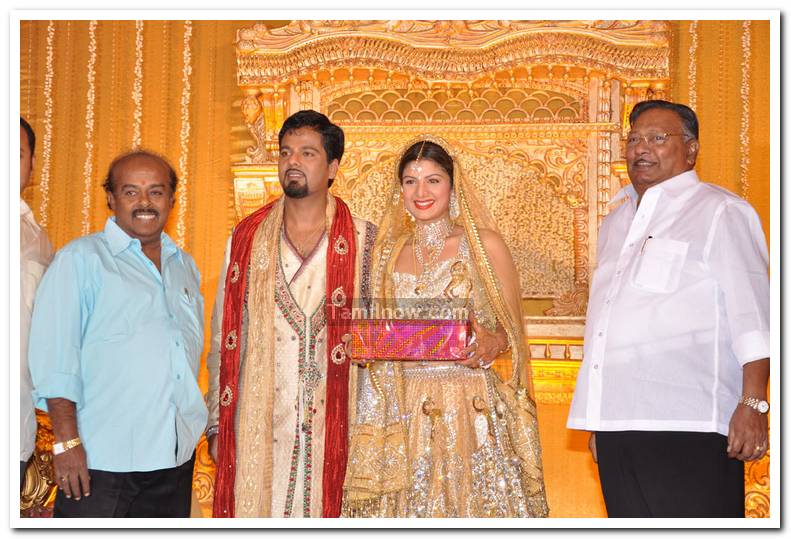 Rambha Wedding Reception Stills 5