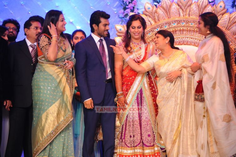 Sumalatha And Suhasini At Ram Charan Reception 216