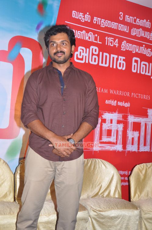 Karthi At Saguni Successmeet 196