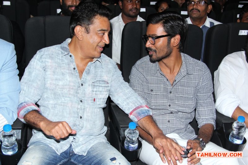 Kamal Dhanush At Sigaram Thodu Audio Launch 109