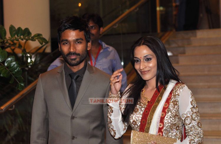 Dhanush And Aishwarya At Siima Awards 848