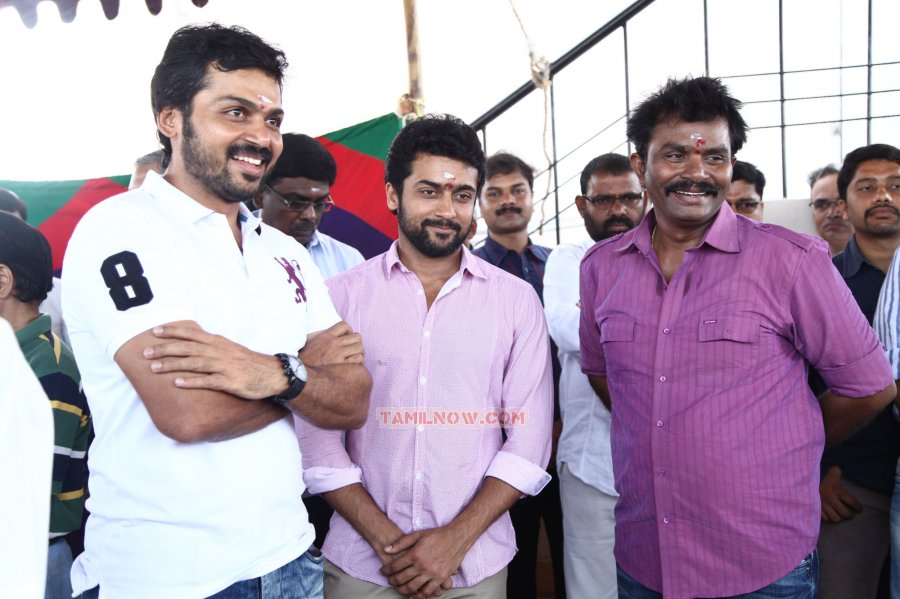 Karthi And Surya At Singam 2 Movie Launch 314