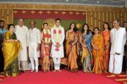 Boney Kapoor Sridevi And Maheswari With The Couple