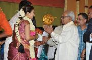 K Balachander With Soundarya Rajnikant