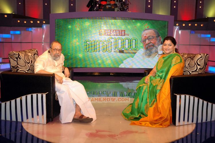 Stars With Vaali 1000 In Vasanth Tv Event Photos 8382