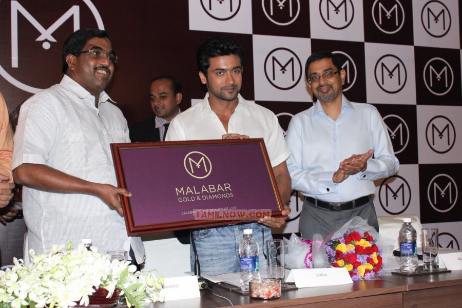 Surya As New Grand Ambassador For Malabar Gold 3453