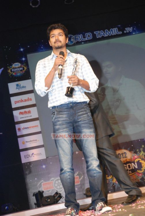 Actor Vijay At Edison Awards 2012 210