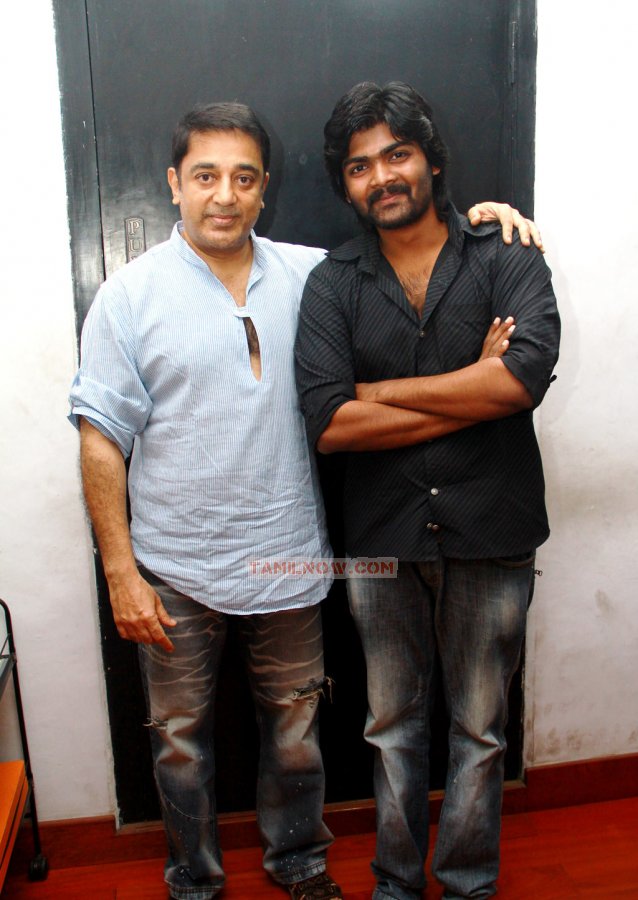 Vavwal Pasanga Team Meets Kamal Haasan Photos 104