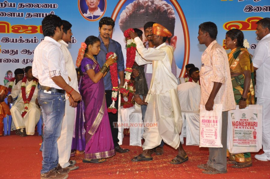 Vijay At Hosur Marriage Function 3671