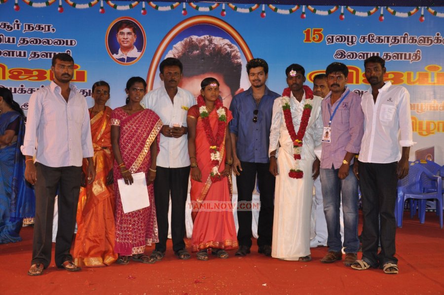 Vijay At Hosur Marriage Function 4098