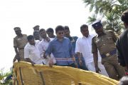 Vijay At Hosur Marriage Function 8728