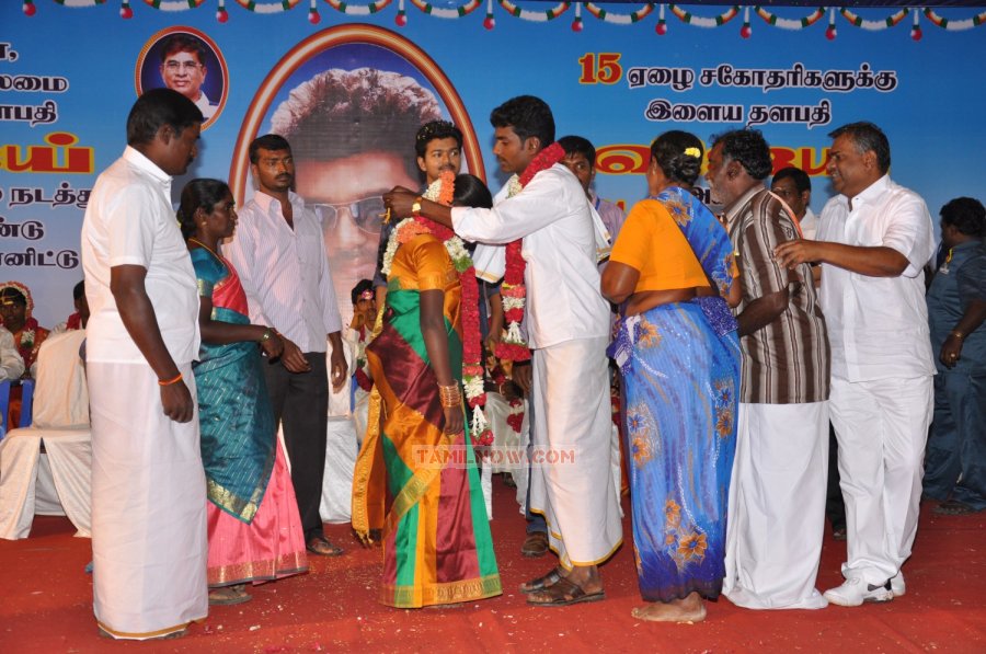 Vijay At Hosur Marriage Function 8861