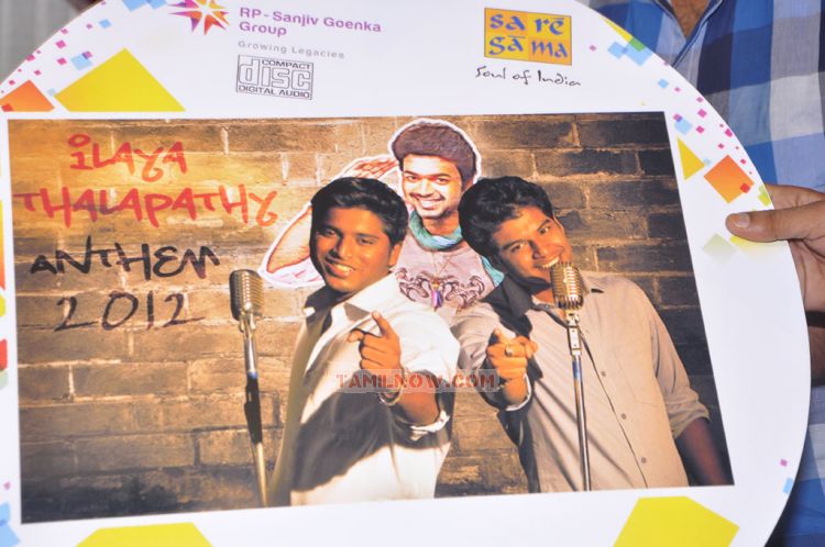 Vijay Releases Thalapathy Anthem Music Album Photos 8259