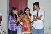 Vijay Visits Sattam Oru Iruttarai Shooting Spot Photos 2626